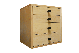 AMSEC 4 Drawer Maple Jewelry Cabinet